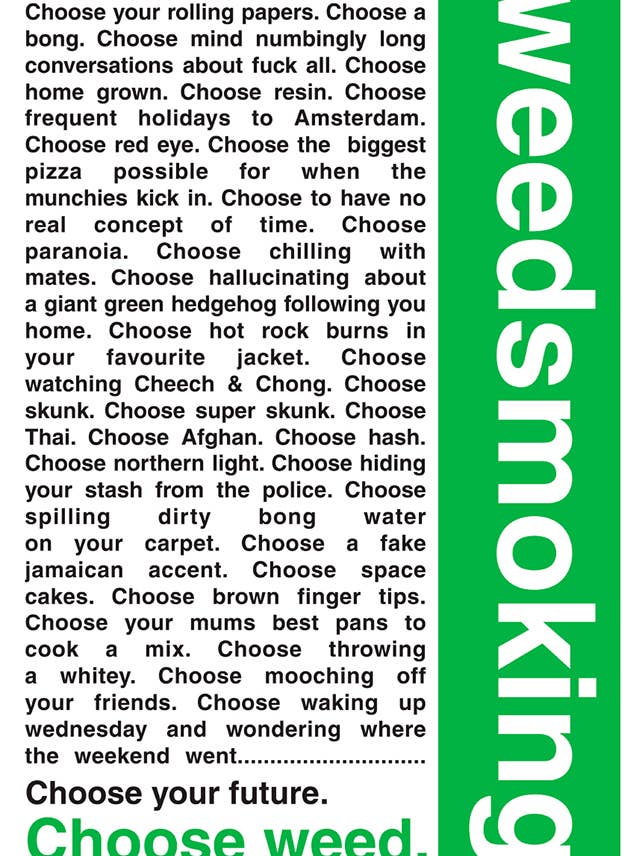 Weed Smoking 11x17 Bag and Boarded Poster for wholesale by Pyramid America