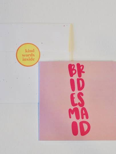 Bridesmaid for wholesale by Daisied Designs