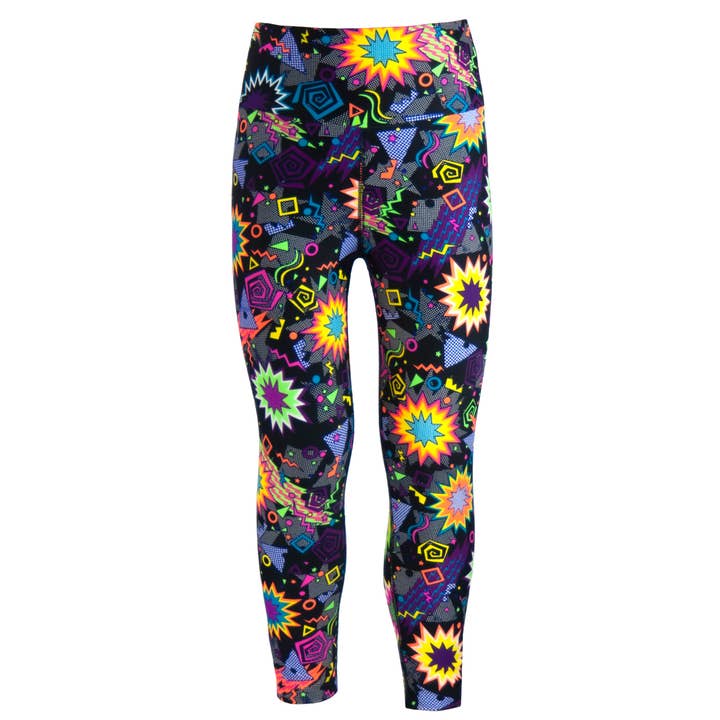 PowerGirl Black UPF Swim Leggings for wholesale by ShadeSuits