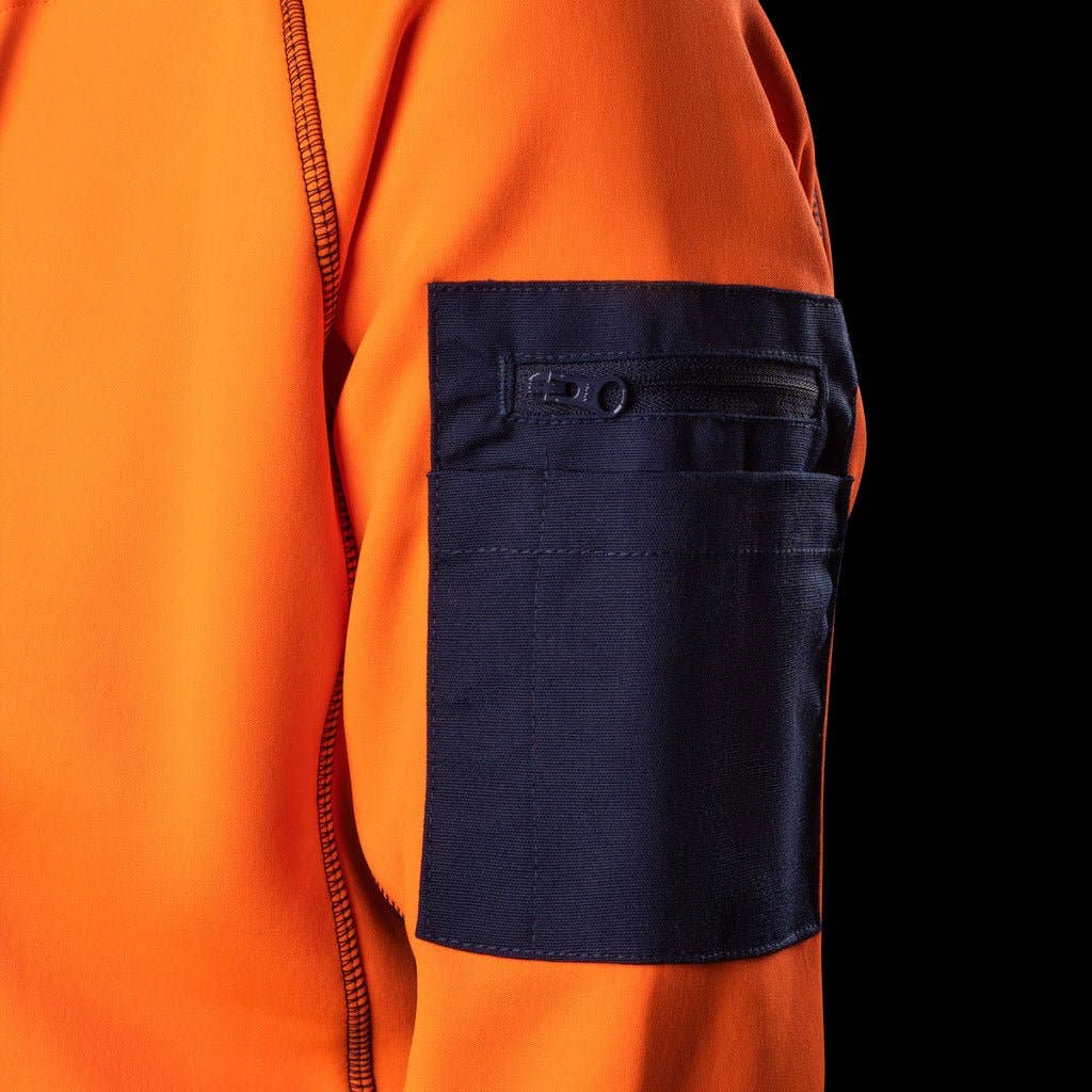 BAD WORKWEAR - Wholesale Hoodie - Women's - BAD WOMENS WATERPROOF RAIN-DEFEND™ HI-VIS FLEECE HOODIE5