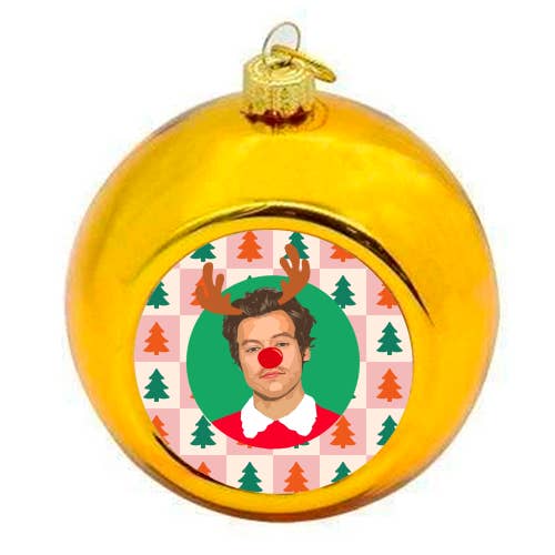 Christmas Baubles 'Harry Reindeer' for wholesale by ART WOW