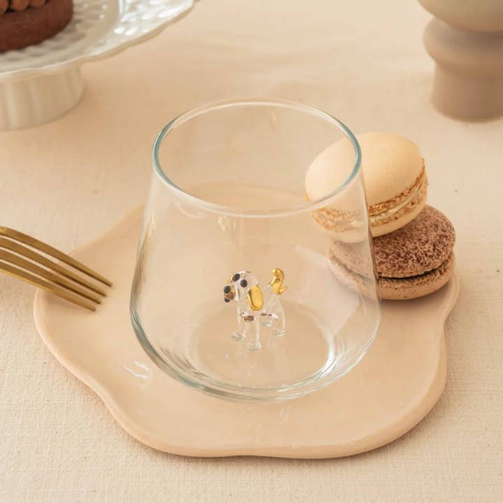 Gold Dog Glass for wholesale by Minizoo