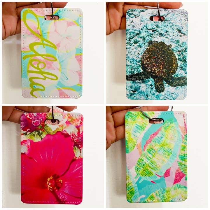 Etiquetas de equipaje variadas para venta al por mayor de Aubrey Emi Designs