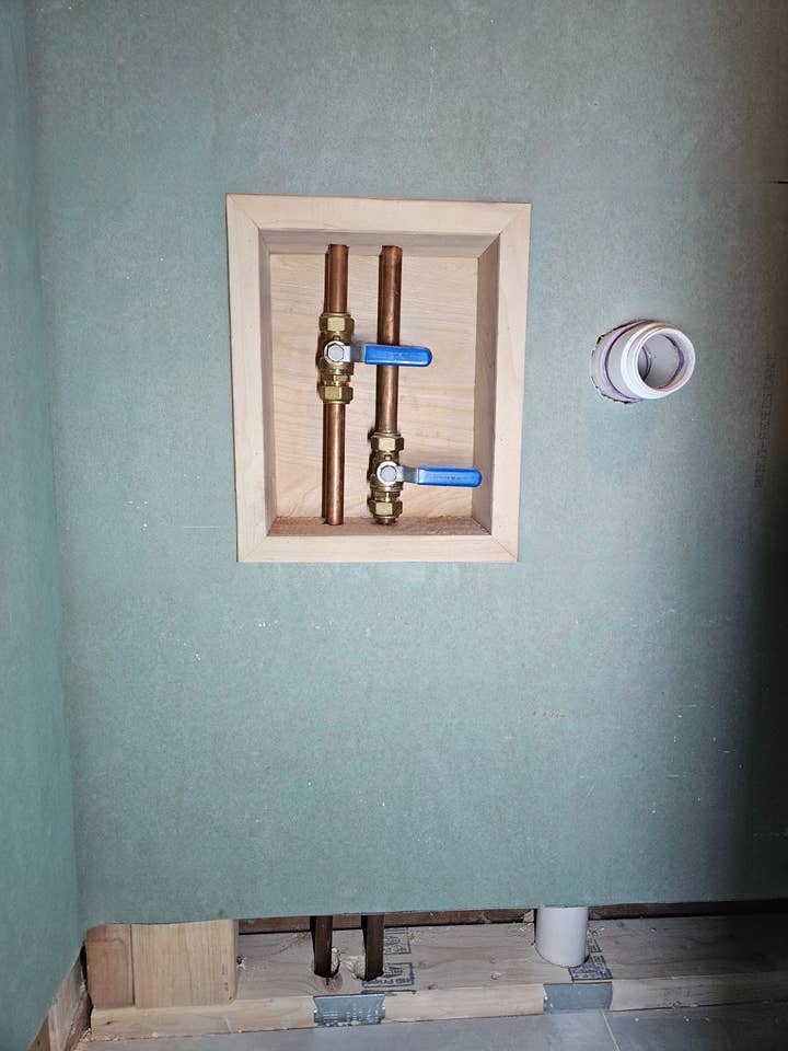 Recessed Shut-Off Valve Niche for wholesale by Hammer and Nail Studios