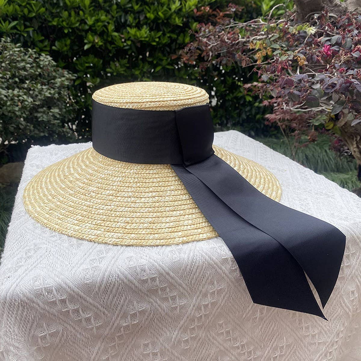 ACCITY - Wholesale Straw Hat - Women's - LARGE BRIM STRAW HATS FOR WOMENS BEACHWEAR_CWAH11576