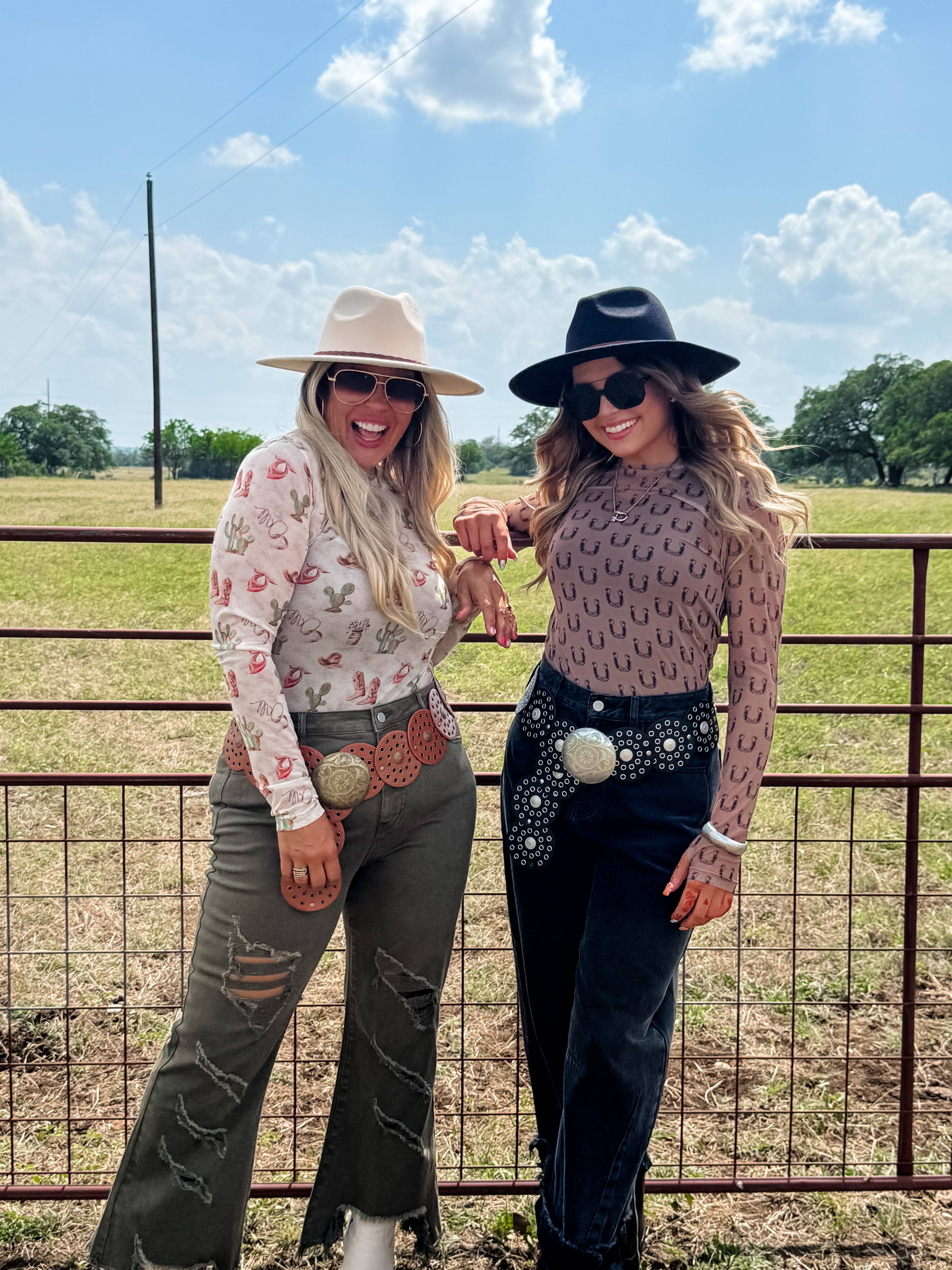 BLAKELEY - Wholesale Blouse - Women's - BOOTS & BLOOMS COLLECTION MESH TOPS15