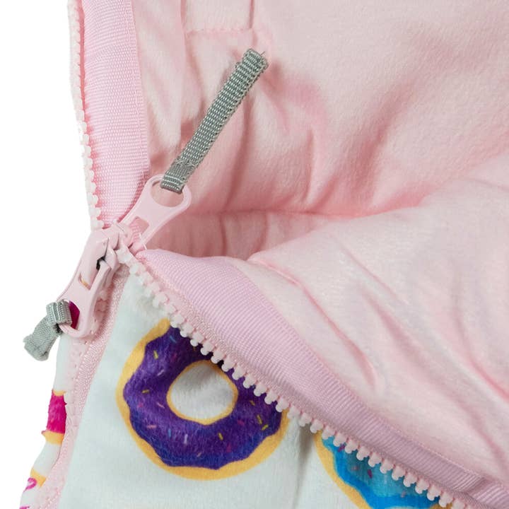 Mimish - Wholesale Sleeping Bag - Kids - Sleep-n-Pack: Packable Little Kid's Sleeping Bag & Backpack, Cozy Mink, Donuts8
