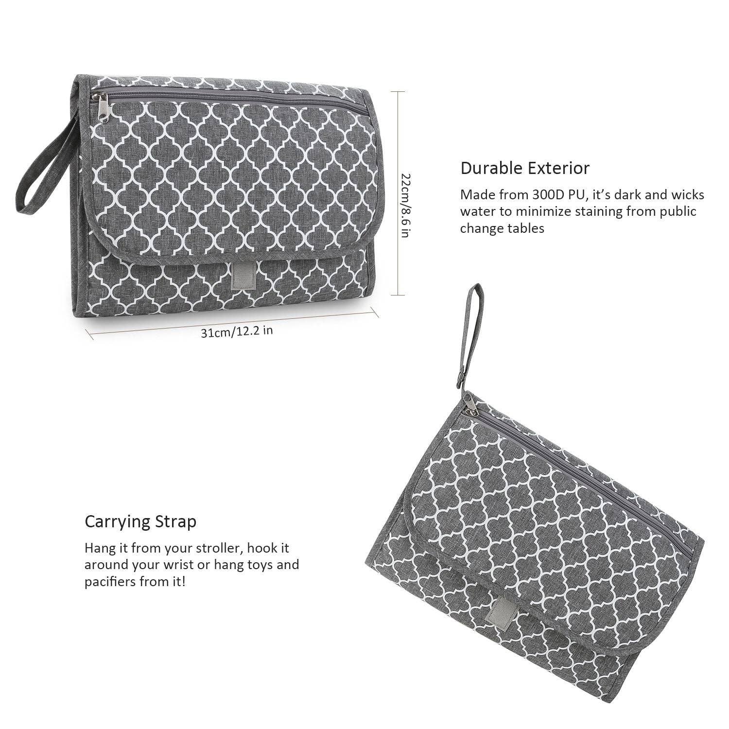 Naomi's Happy Place Shop - Wholesale Changing Mat/Pad - Baby - Baby changing diaper pad mother and baby travel portable waterproof diaper pad multifunctional wet wipes bag mommy bag accessories4