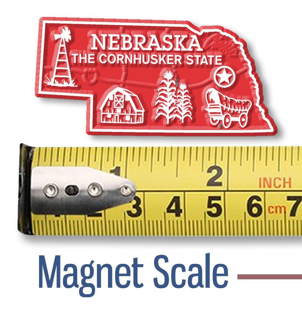 7 Star - Venta al por mayor Imanes - Imán para estados pequeños de Nebraska - NE1