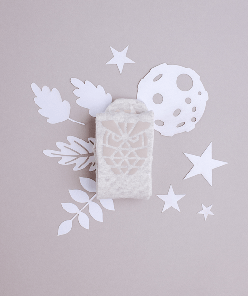 Olie the Curious - Wholesale Tights - Kids - Flying With Owls Crawling Tight1