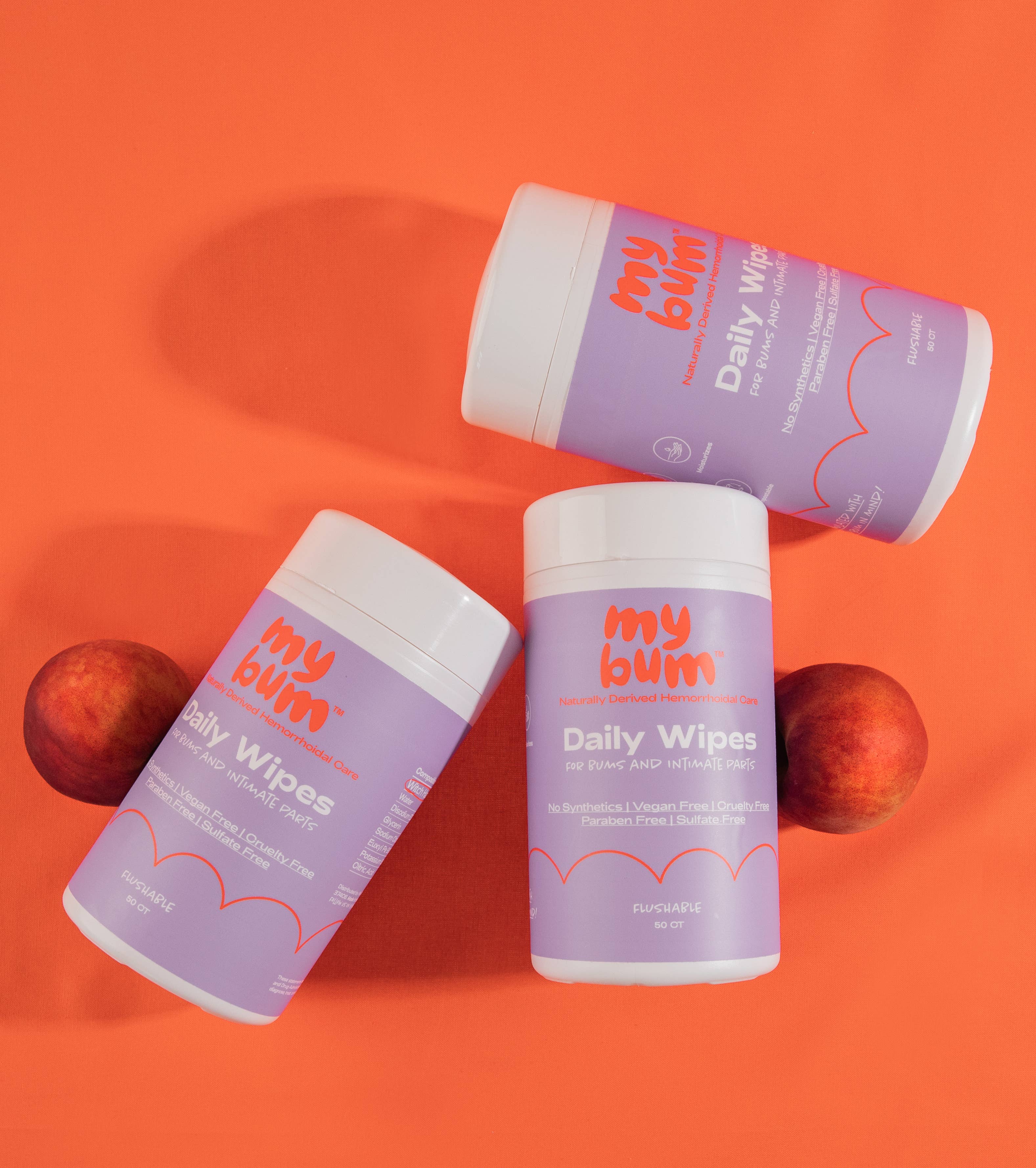 My Bum - Wholesale Face & Body Wipes - Witch Hazel Daily Wipes, 50 ct1