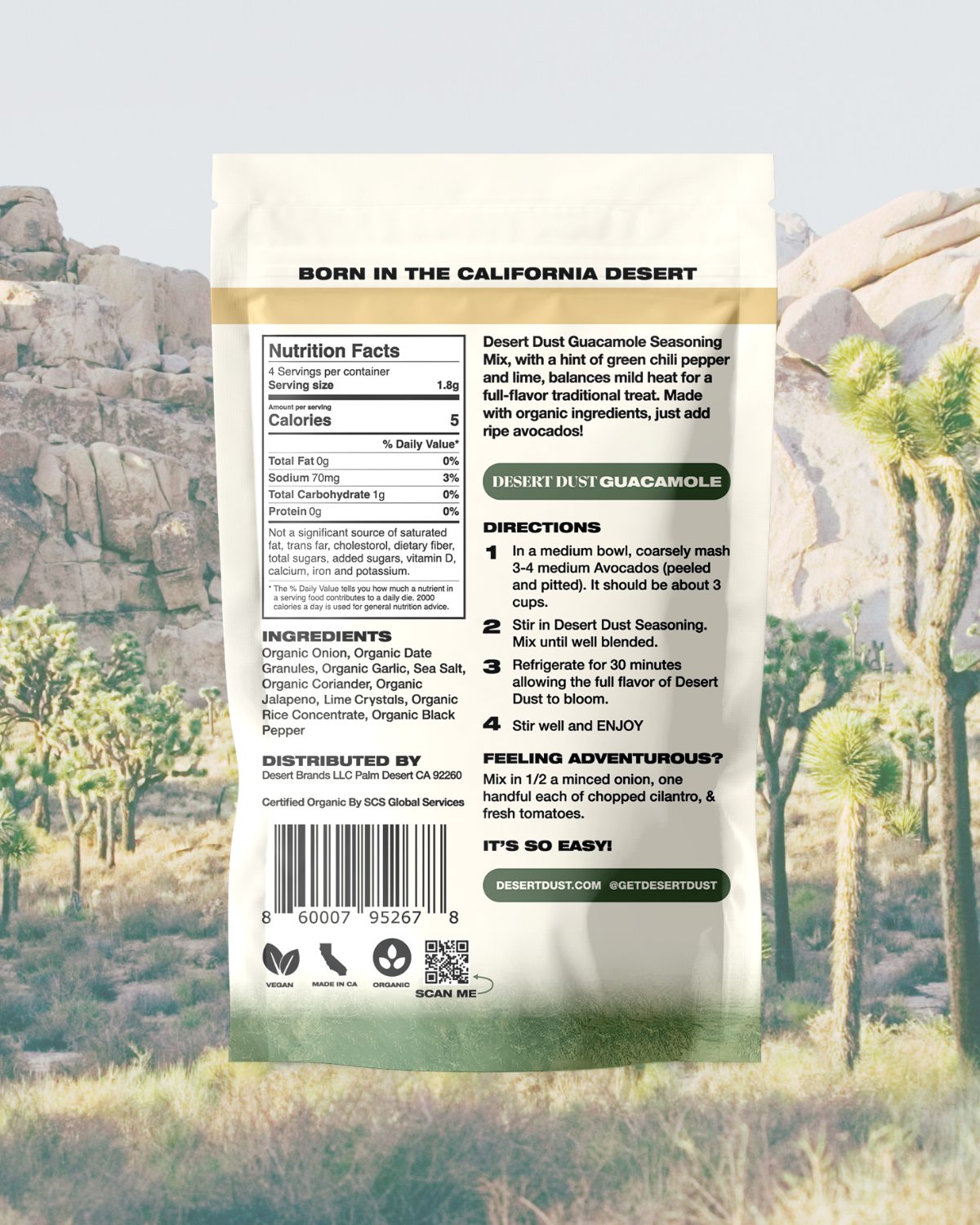 Desert Dust - Wholesale Dried Spice Mix - Desert Dust Guacamole Seasoning2