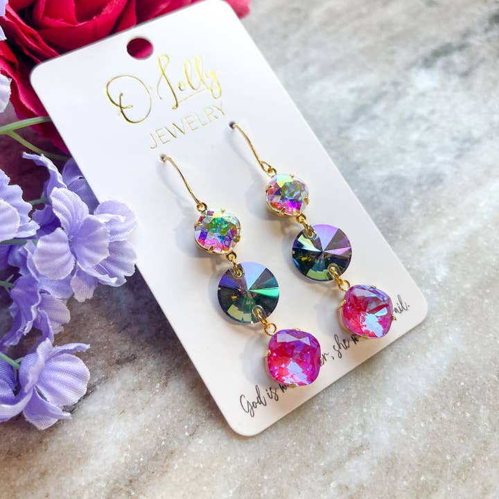 Boucles d'oreilles O'Lolly « Barbie » pour la vente par O’Lolly Jewelry