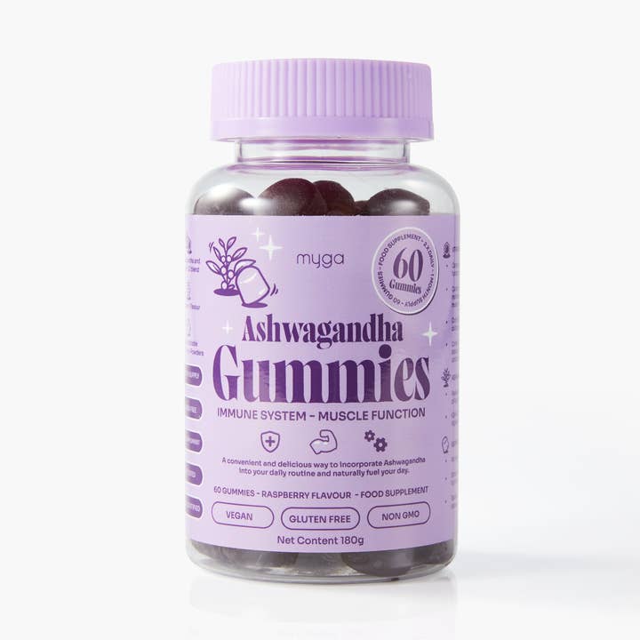 Myga Ashwagandha Gummies – Vegan Raspberry Wellness Boost for wholesale by Myga