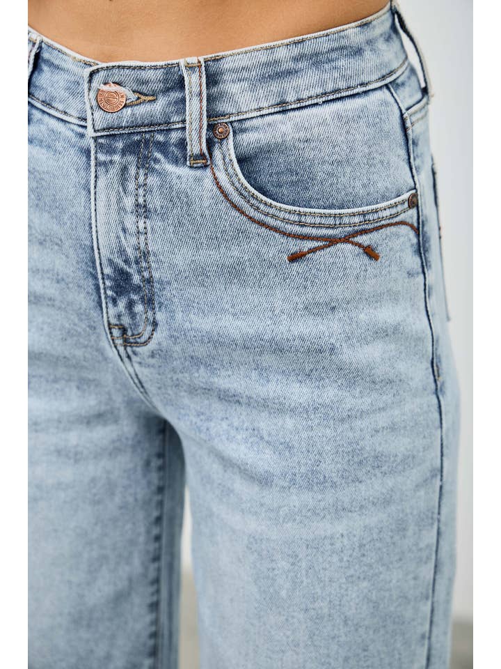 SAIGE DENIM - Wholesale Jeans - Women's - P8211M-HIGH RISE WIDE LEG12