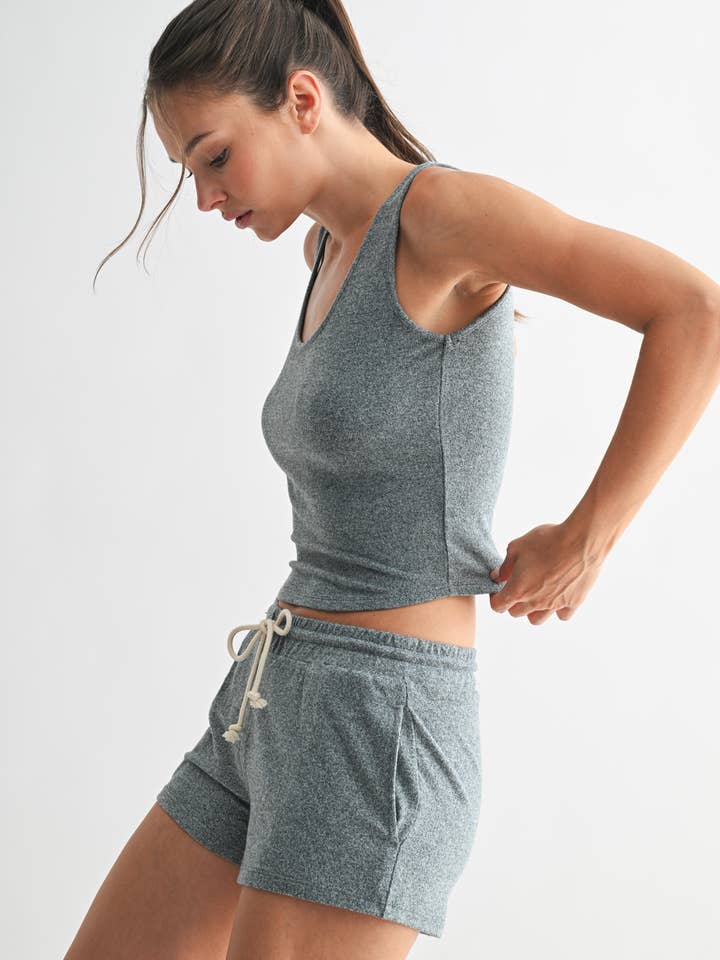 Mono B - Wholesale Tank Top - Women's - Brushed Hacci Lounge Tank Top17