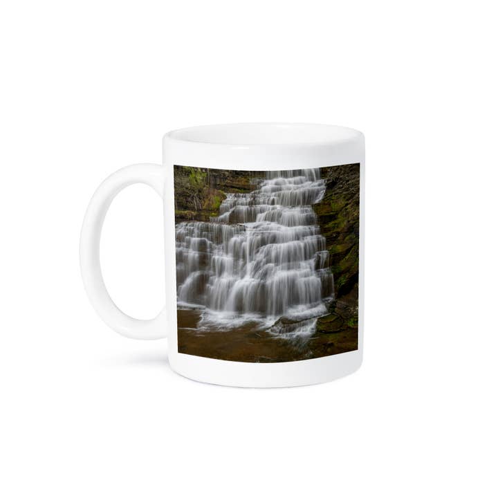 3dRose - Wholesale Coffee Mug - 3dRose, USA, NY, Watkins Glen. Waterfall cascade over rock, Mug8
