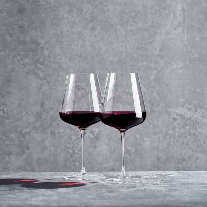 The Wine Savant / Khen Glassware - Wholesale Wine Glass - Cabernet Sauvignon Crystal Wine Glass | Set of 2 | 25 OZ6