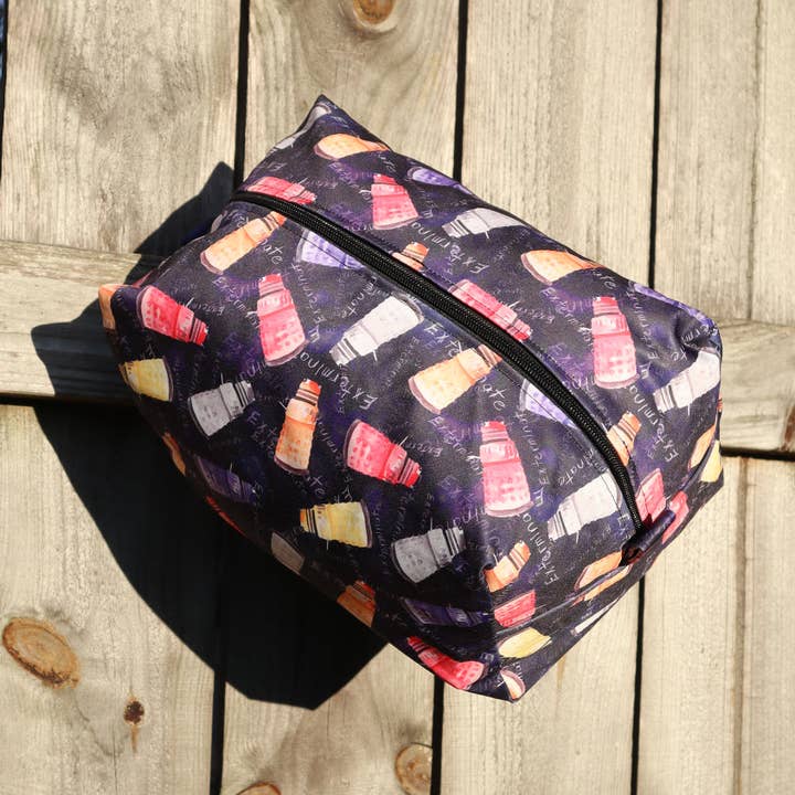 THE DOCTOR'S VILLIAN TRAVEL POUCH for wholesale by River City Bags