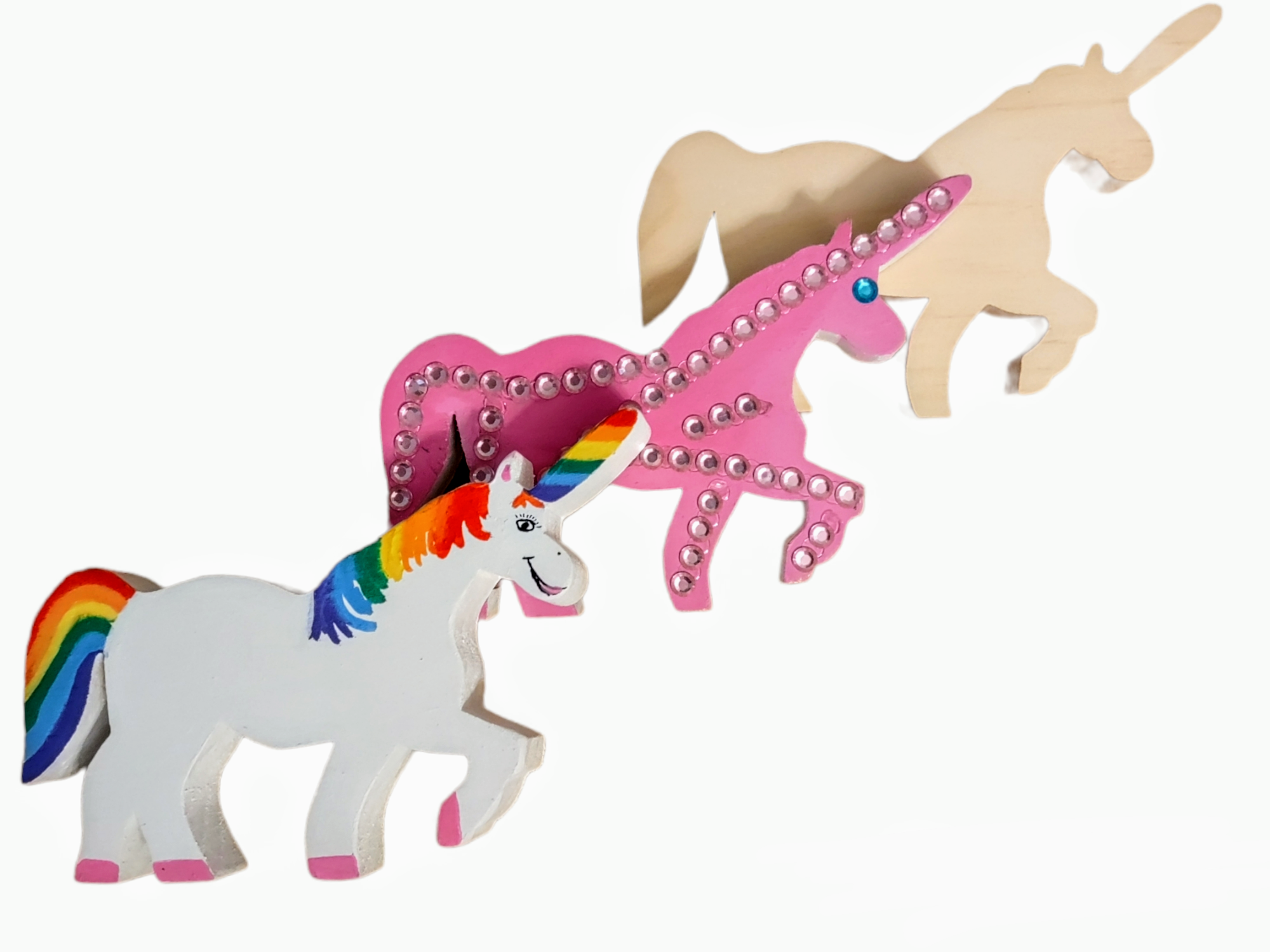 Eclectic Judaica - Wholesale DIY Craft Kit - Unicorn Menorah Craft Kit4