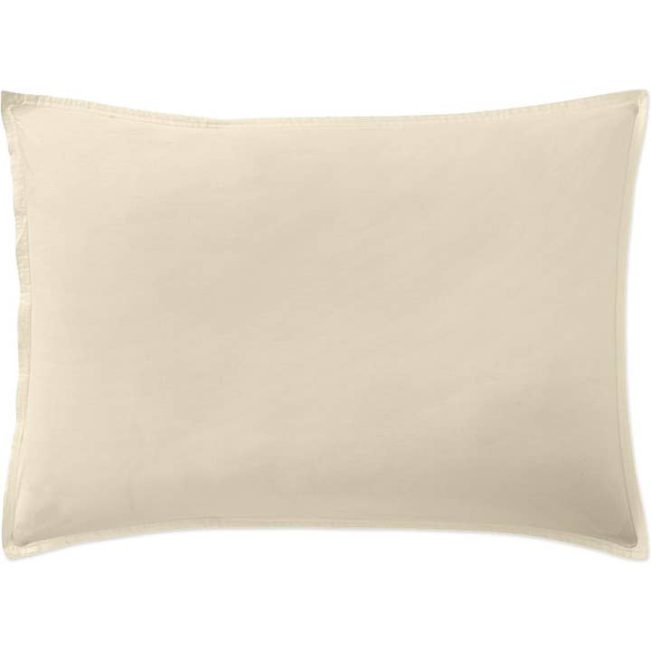 Kussensloop 50x70 cm percale katoen Lava ecru naturel voor wholesale door BATON ROUGE