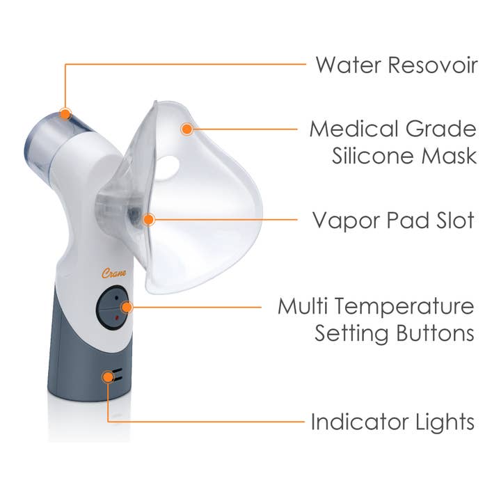 Crane Baby - Wholesale Steamer - Cordless Steam Inhaler – Warm Steam & Cool Mist3