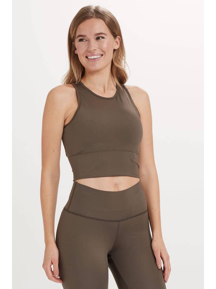 YUMAN - Wholesale Sports Bra - Women's - Athlecia Franz Sports Bra, Olive