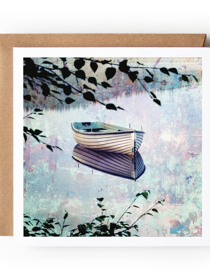 Framed - Loch Rusky for wholesale by Ecosse Encaustics Cards