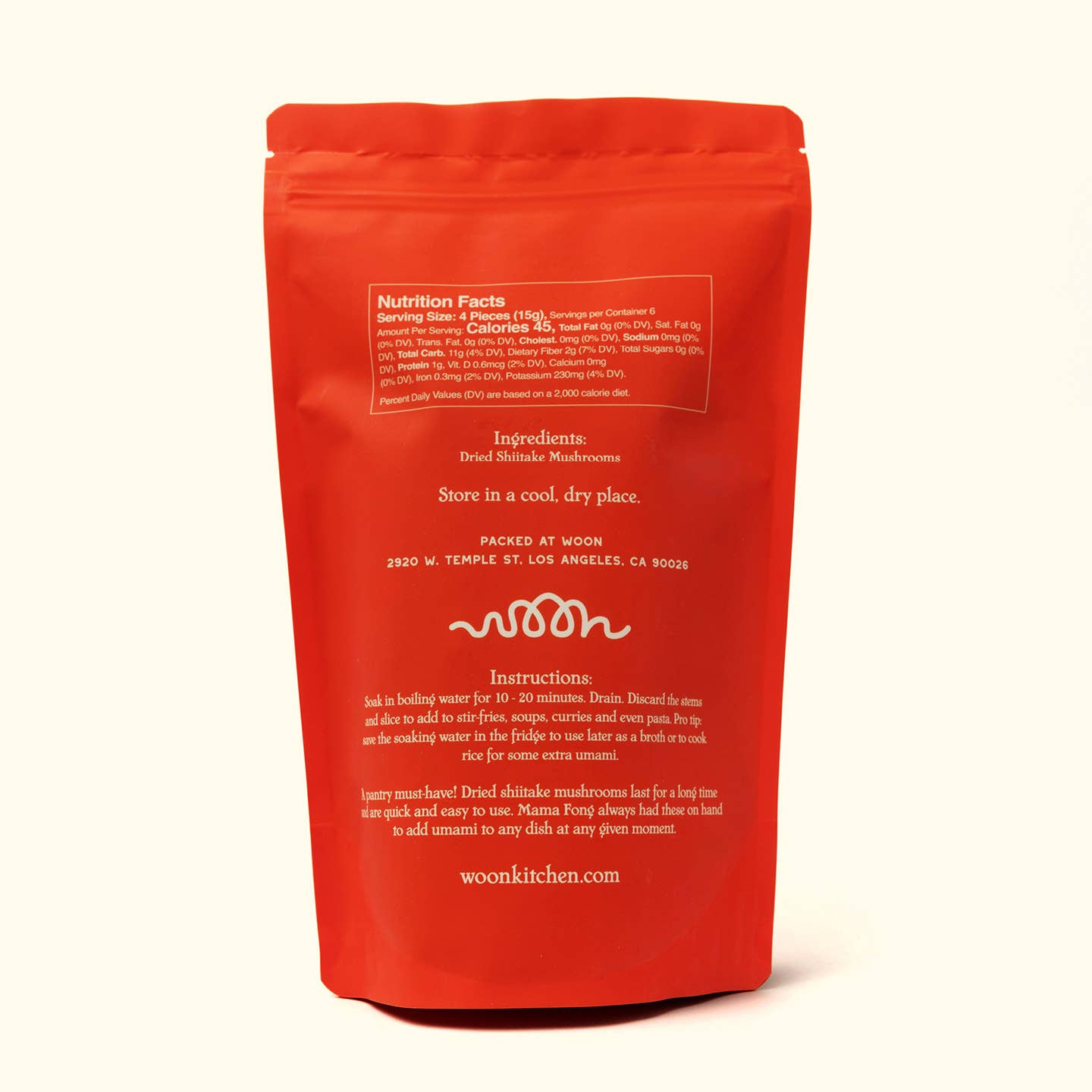 Woon - Wholesale Dried/Dehydrated Vegetables - Woon Dried Shiitake Mushrooms1