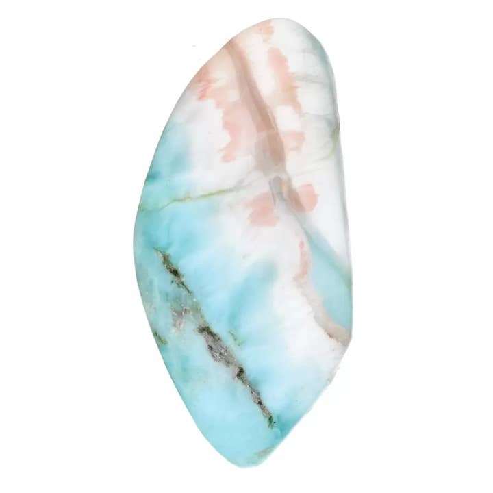 Rhodium-plated Larimar Pendant for wholesale by Vives de la Cortada S.L