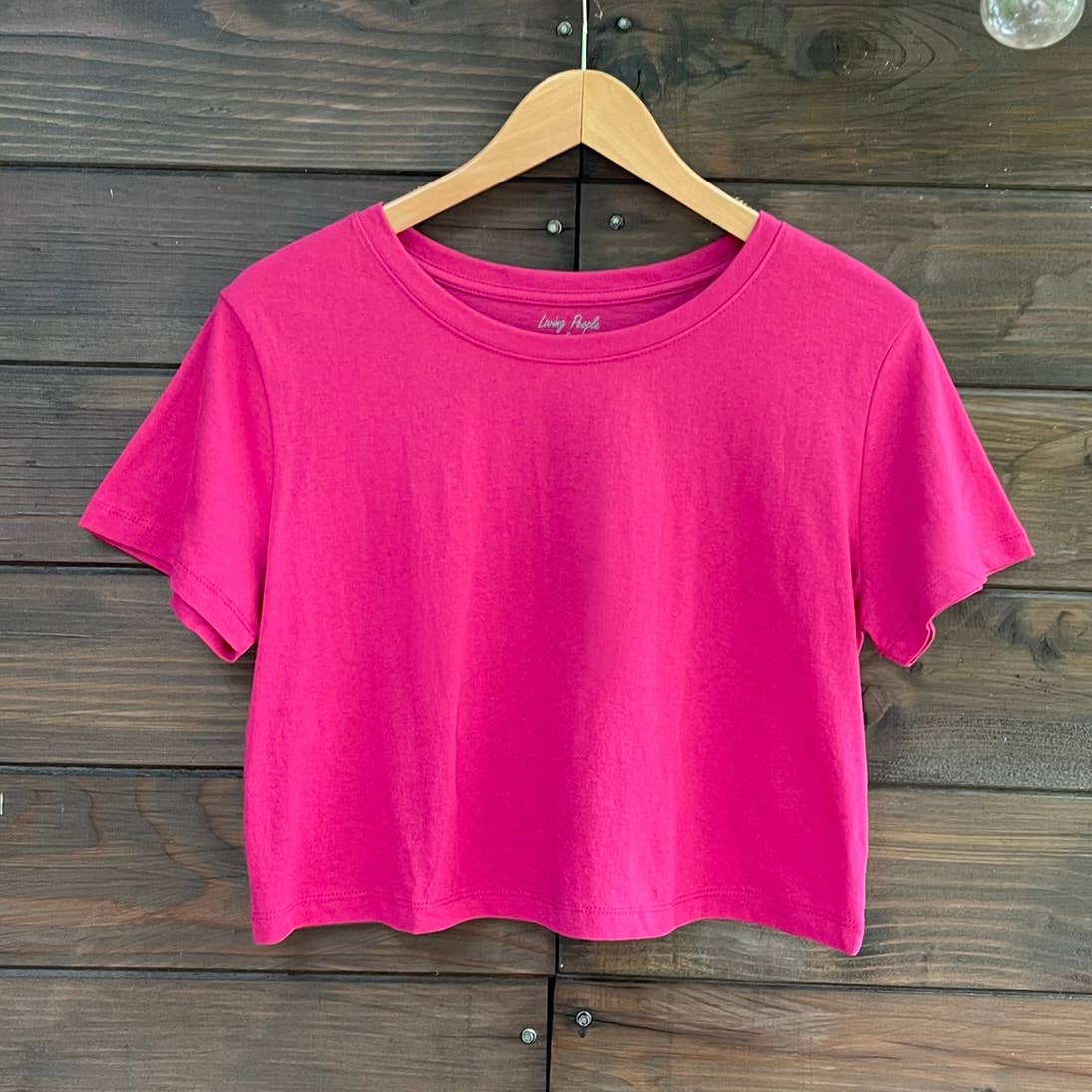 LOVING PEOPLE - Wholesale T-shirt – women's - Premium Cotton Crop Tops (New Colors!)81