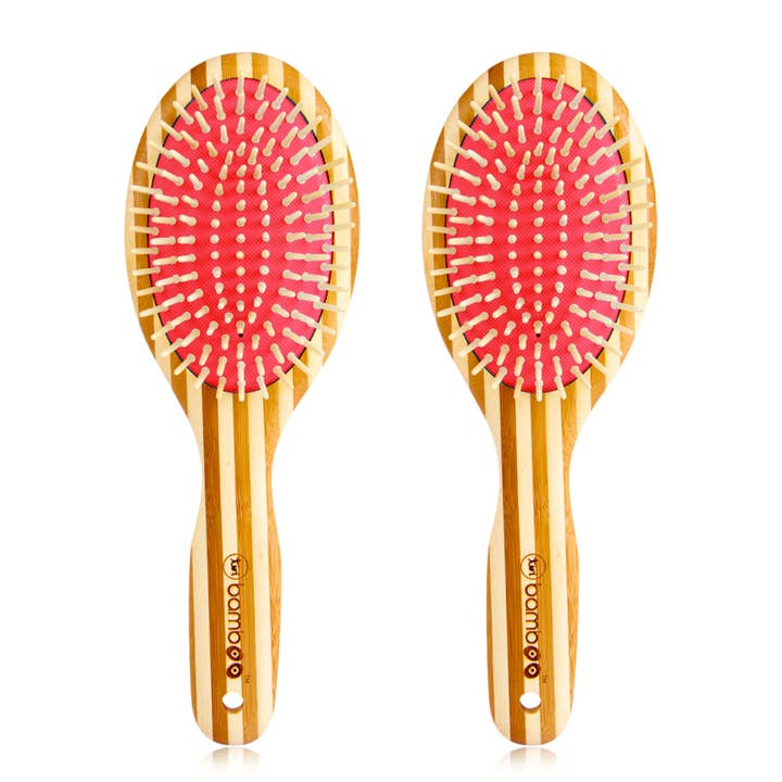 Sustainable Bamboo Brush 2-Pack – Coral for wholesale by Tiri Pro
