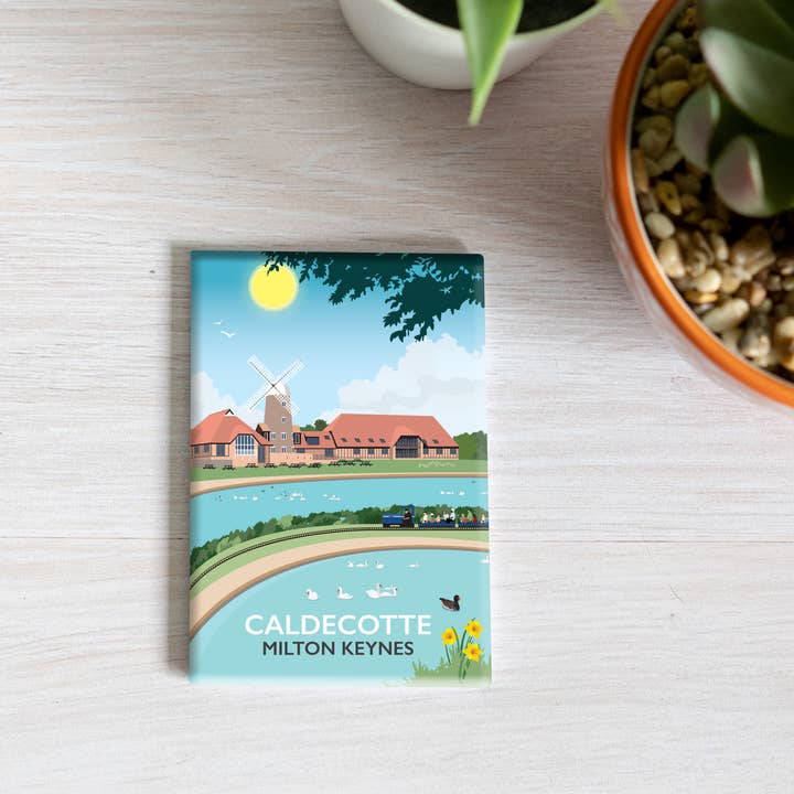 Tabitha Mary – wholesale Art print – Caldecotte Lake, Milton Keynes, Buckinghamshire Print & Gift