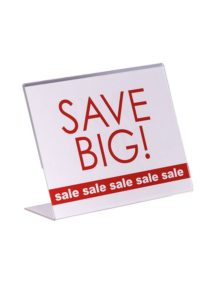 7" X 5½" Single Sided Acrylic Sign Holder for wholesale by Store Supply Warehouse