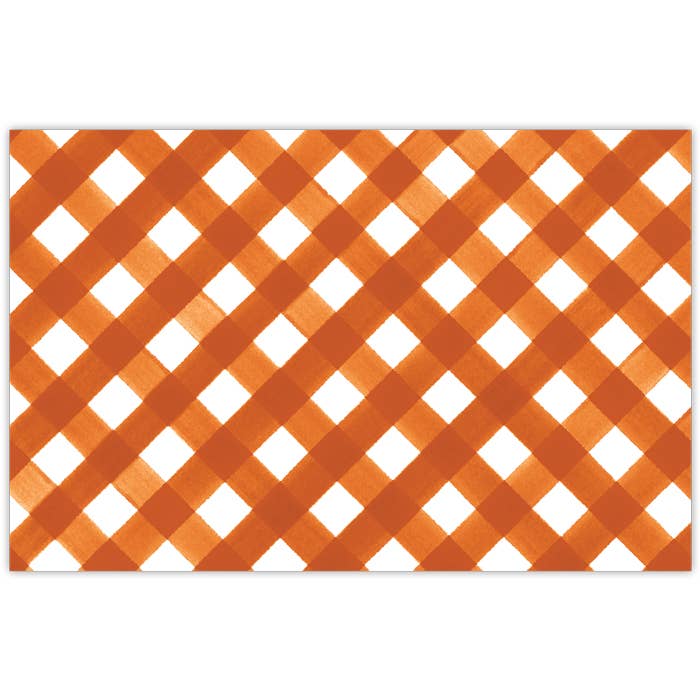 Watercolor Purple Buffalo Check Placemat for wholesale by RosanneBeck Collections