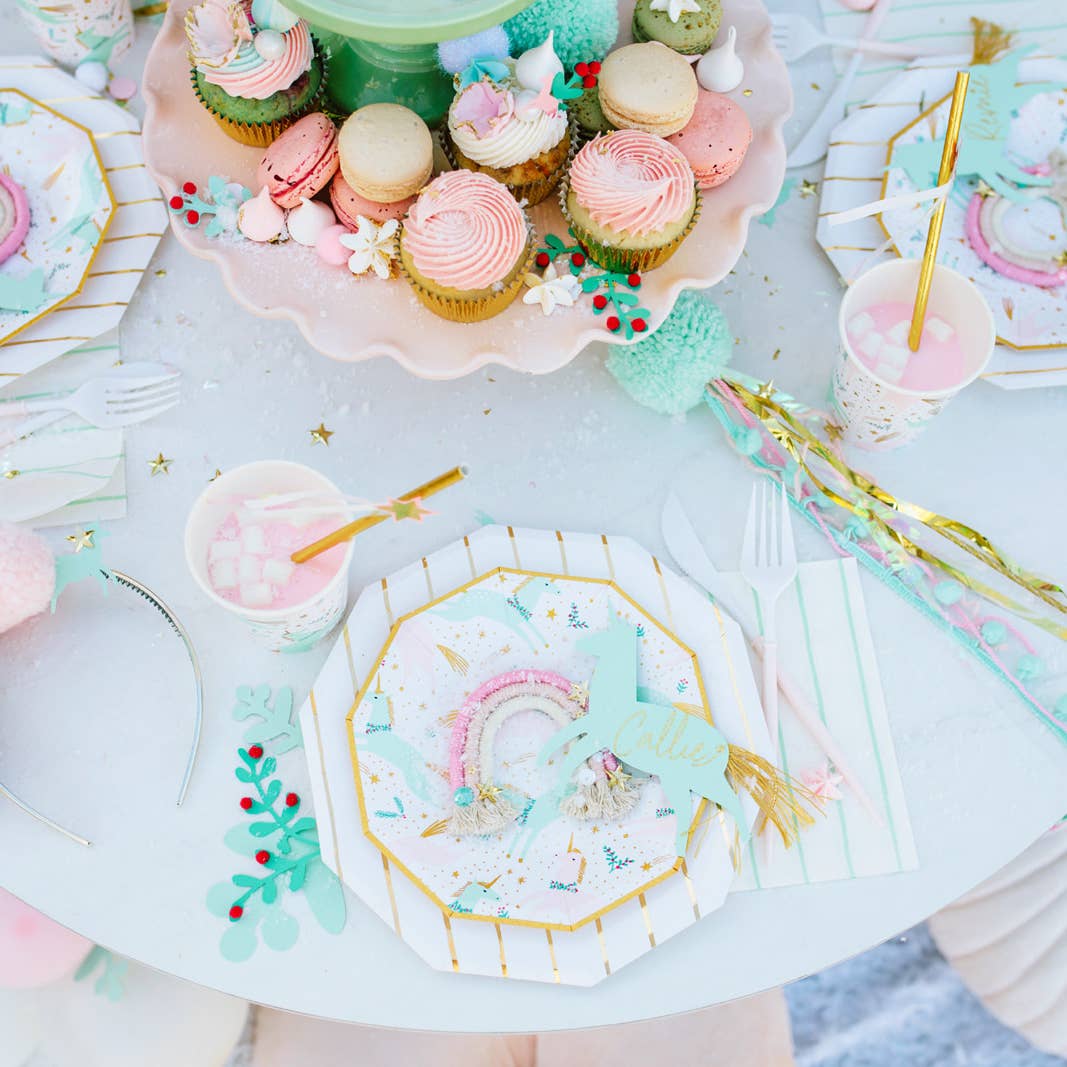 Jollity & Co. + Daydream Society - Wholesale Disposable Plate - Magical Christmas Small Plates  - 8 Pk.2