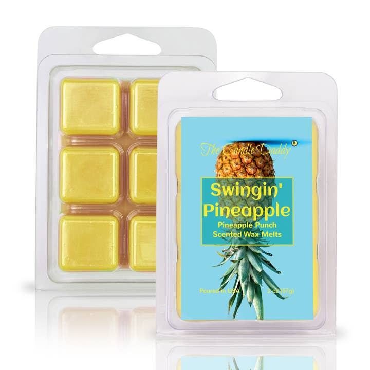 Swingin' Pineapple - Pineapple Punch Scented Wax Melt for wholesale by The Candle Daddy
