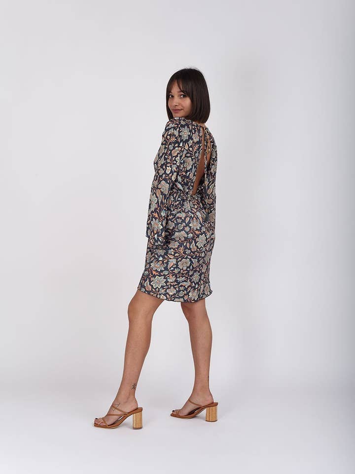 Bijondo - Venta al por mayor Vestido - Mujer - Vestido Seda Anouk
