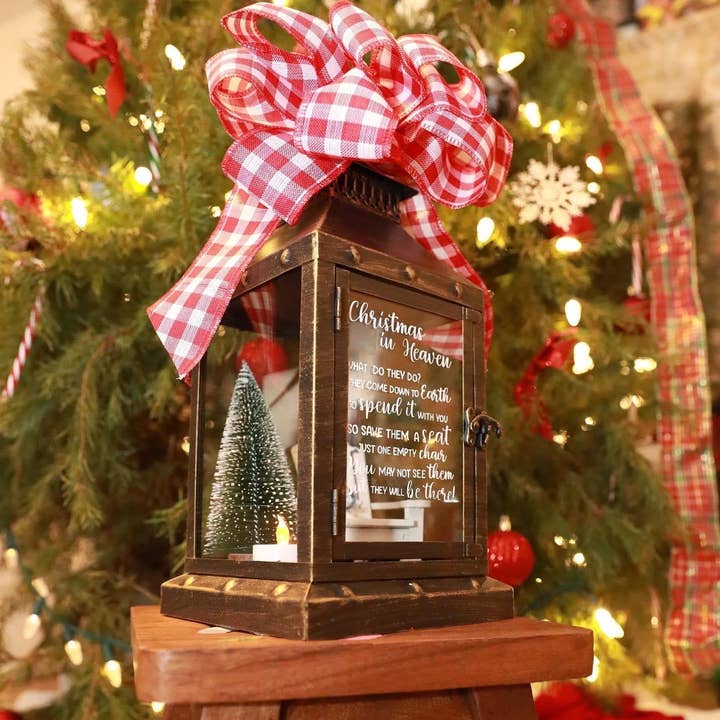 Rose Magnolias – wholesale Lantern – Christmas In heaven -Memorial Lantern