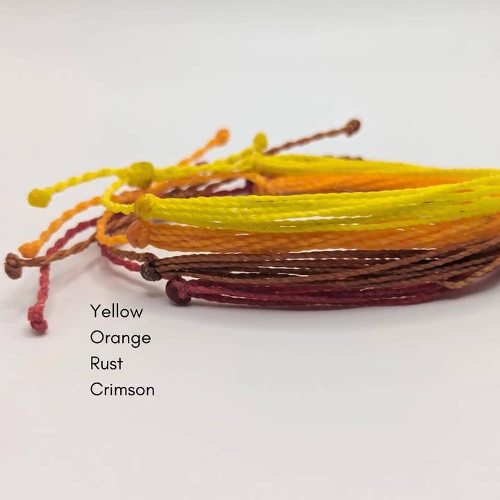 A. Parlin Project LLC - Wholesale Woven/Braided Bracelet - Solid Color String Bracelets4