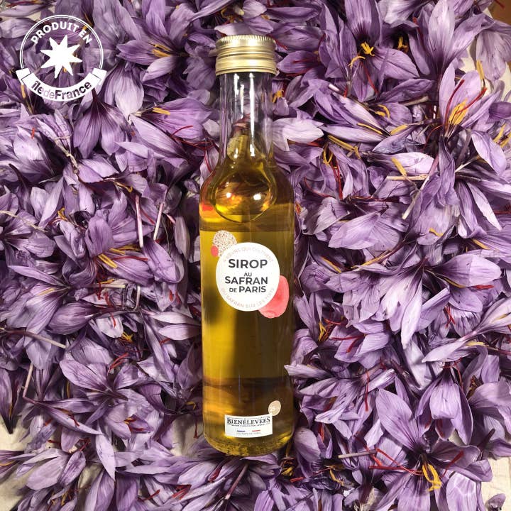 Sciroppo allo zafferano di Parigi per la vendita all'ingrosso da parte di BienÉlevées