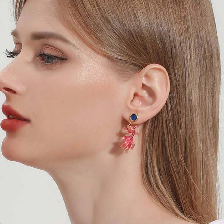 Verdivine – wholesale Dangle earrings – Koi Earrings2