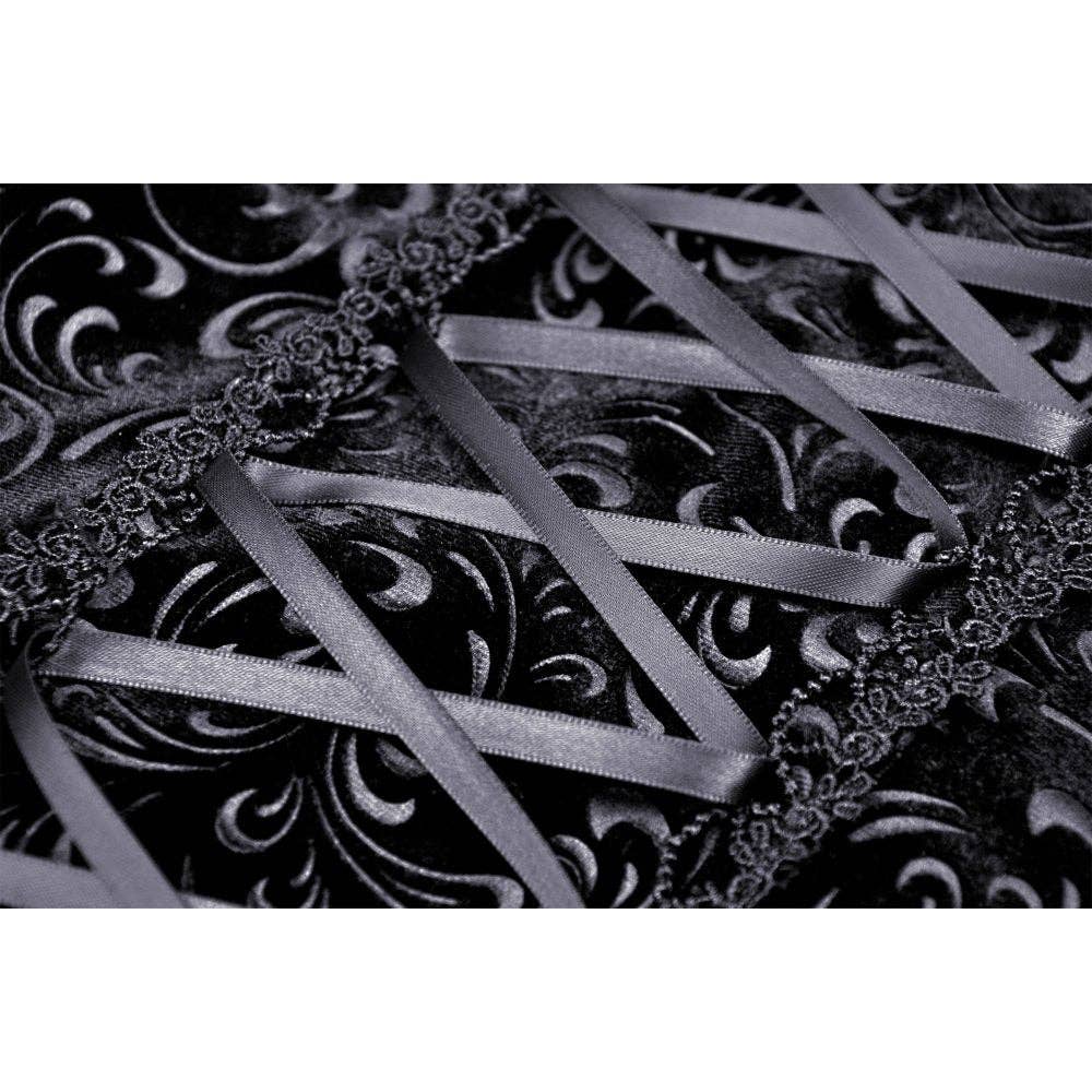 Necessary Evil (Kate's Clothing Ltd T/As) - Venta al por mayor Falda - Mujer - Falda de terciopelo con forma de cola de pez Dark In Love Zira8