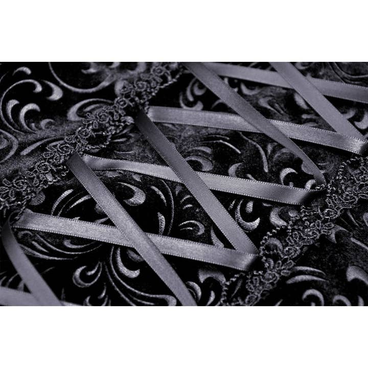 Necessary Evil (Kate's Clothing Ltd T/As) - Venta al por mayor Falda - Mujer - Falda de terciopelo con forma de cola de pez Dark In Love Zira8