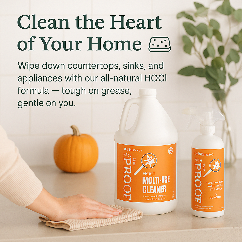 OrbitEnviro HOCl Cleaners - Wholesale Multi-Surface Cleaner - Hypochlorous Acid Cleaner | 500 PPM | Multi-Surface Cleaner2