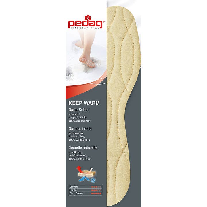 pedag - Wholesale Inserts/Soles - Unisex - Pedag Women's Warm Wool & Cork Shoe Inserts