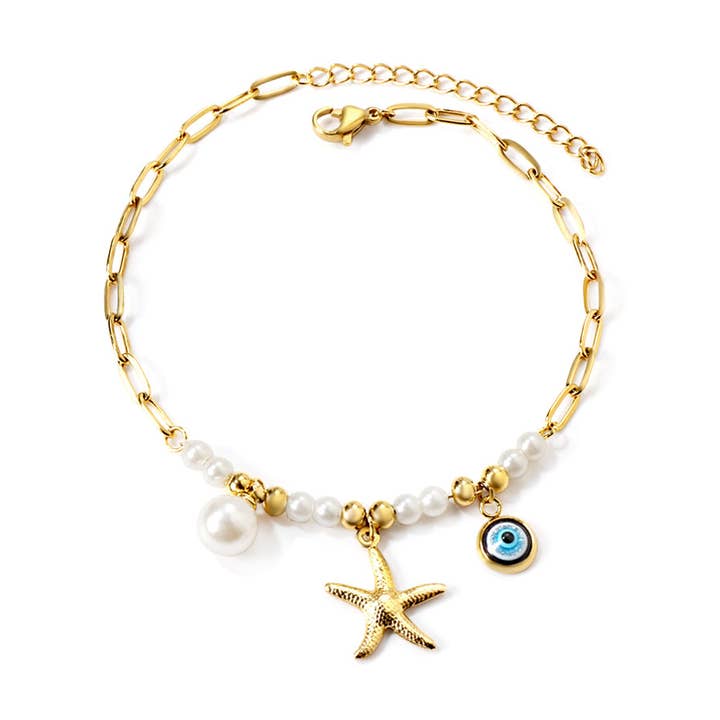 Pulsera/Tobillera Encanto Recolector de Playa para venta al por mayor de AULALA IBIZA