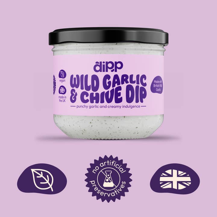 dipp – wholesale Dip – Dipp Wild Garlic & Chive Dip; No Artificial Preservatives2