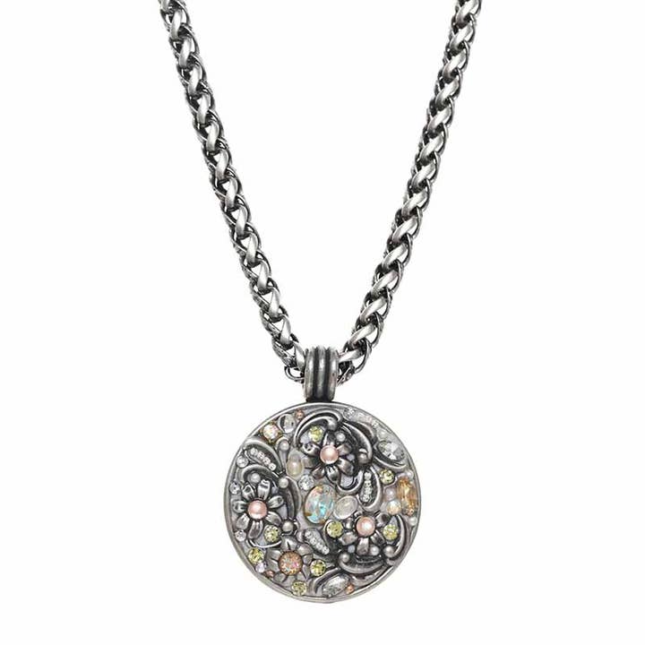 Silverlining Large Circle Necklace for wholesale by Michal Golan Jewelry
