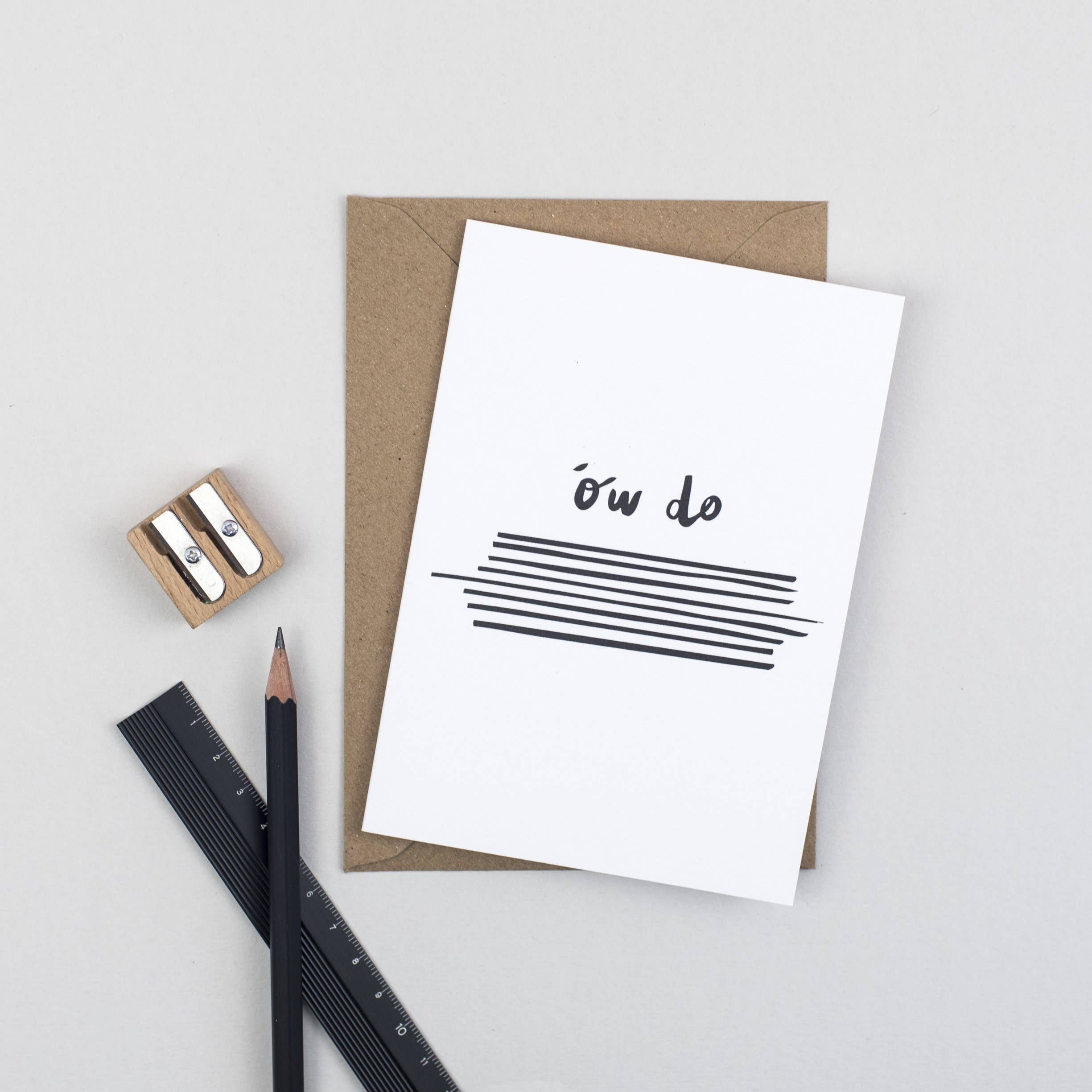 Plewsy – wholesale Everyday greeting card – Ow Do Greetings Card1